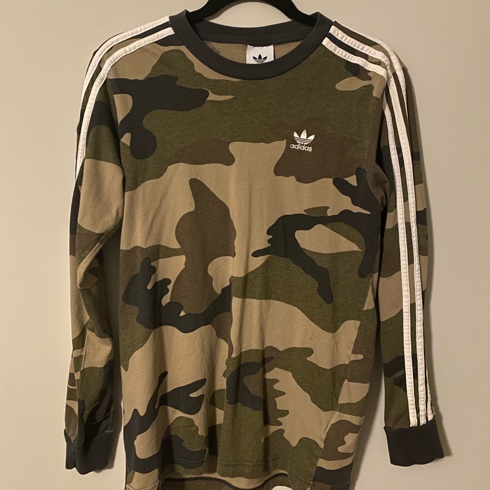 Camo Adidas Long Sleeve Shirt